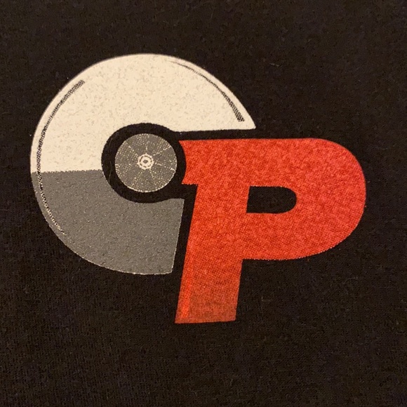 Men’s Graphic Tee Size Large Black CP CALIBRATED POWER Excellent Condition - Picture 3 of 7